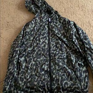 Camo windbreaker